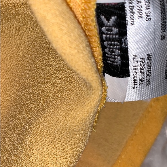 EUC Stone Row by Volcom -Yellow Summer Skater Shift Swing T-Back Racerback Dress - Picture 12 of 12